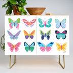 Colorful Butterflies  Credenza Gallery Image 1