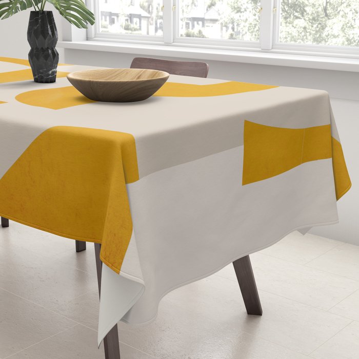 Minimal Geometric Shapes 228 Tablecloth Gallery Image 3