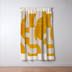Minimal Geometric Shapes 228 Window Curtain Gallery Image 3