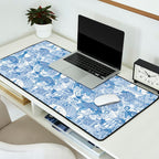 chinoiserie toile blue Desk Mat Gallery Image 2