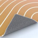Ombre Arch XIII Pastel Sunset Gradient Modern Geometric Lines Rug Gallery Image 4