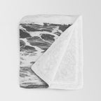 OCEAN WAVES IV Throw Blanket Gallery Image 3