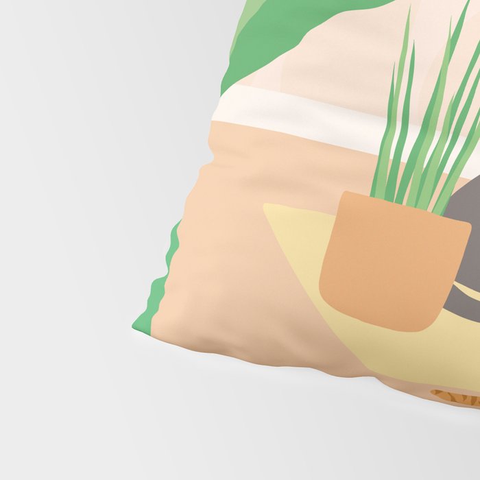Home Green Home Garden with Cats Pillow Sham Gallery Image 4