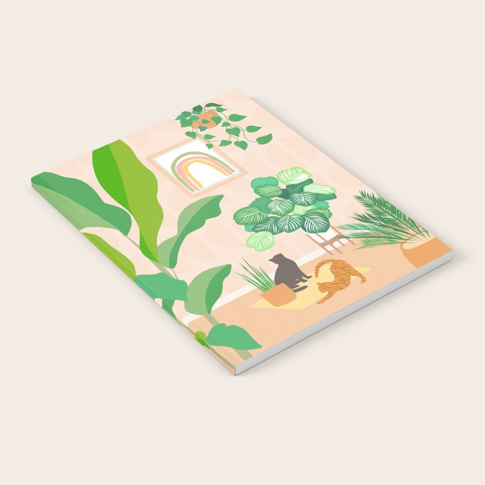 Home Green Home Garden with Cats Notebook Gallery Image 2