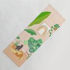Home Green Home Garden with Cats Yoga Mat Gallery Image 1