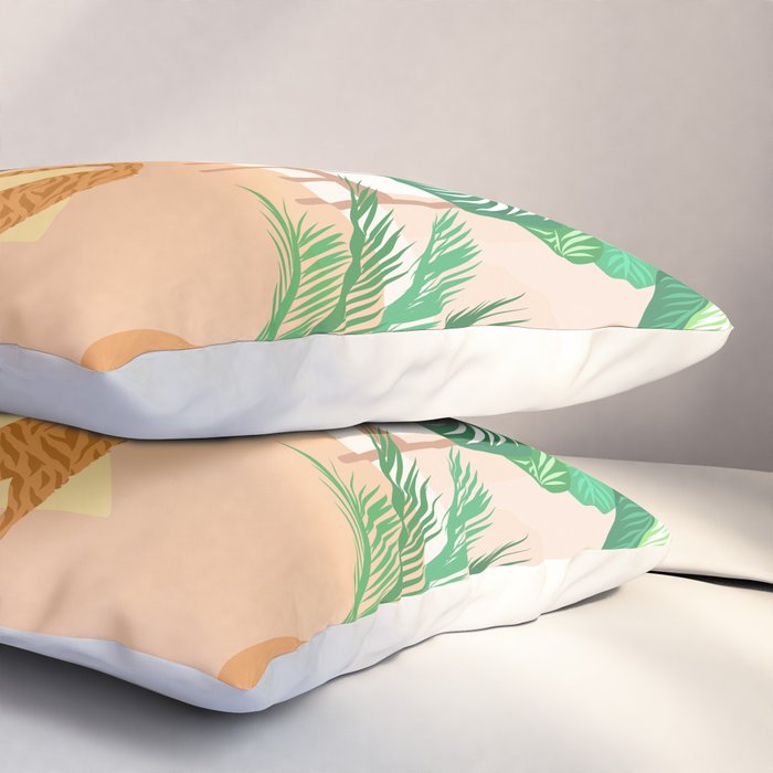 Home Green Home Garden with Cats Pillow Sham Gallery Image 3