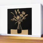 Minimalist Flowers In A Vase 5 Wall Mural Gallery Image 2