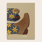 Cowgirl Boots â Teal & Yellow Notebook Gallery Image 4