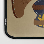 Cowgirl Boots â Teal & Yellow Laptop Sleeve Gallery Image 3