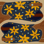 Cowgirl Boots â Teal & Yellow Coffee Mug Gallery Image 2