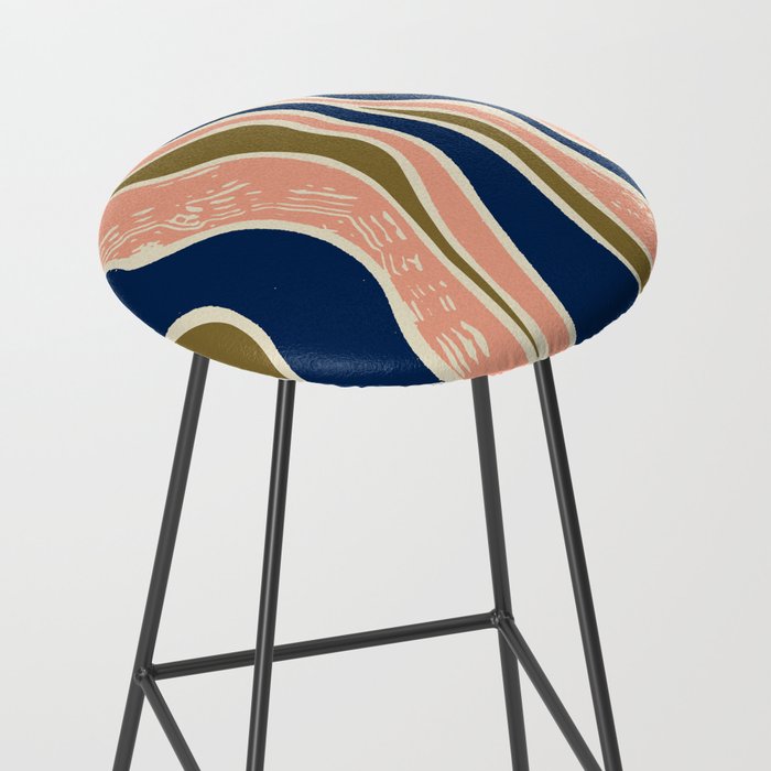 Earthy Rivers Cobalt Stool Gallery Image 2
