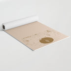 It Was All A Dream - Tan & Rust Yoga Mat Gallery Image 2