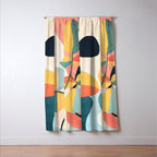 Colorful Branching Out 25 Window Curtain Gallery Image 3