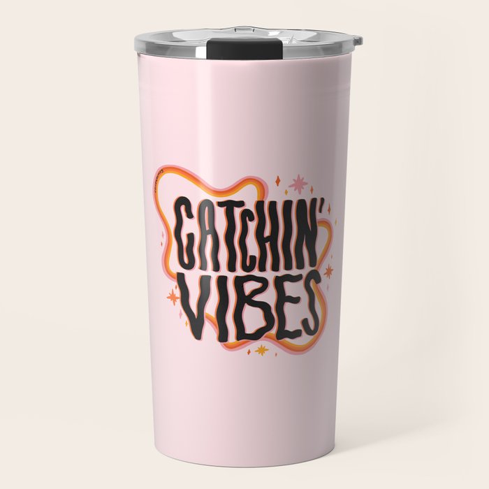 Catchin' Vibes Travel Mug Gallery Image 1