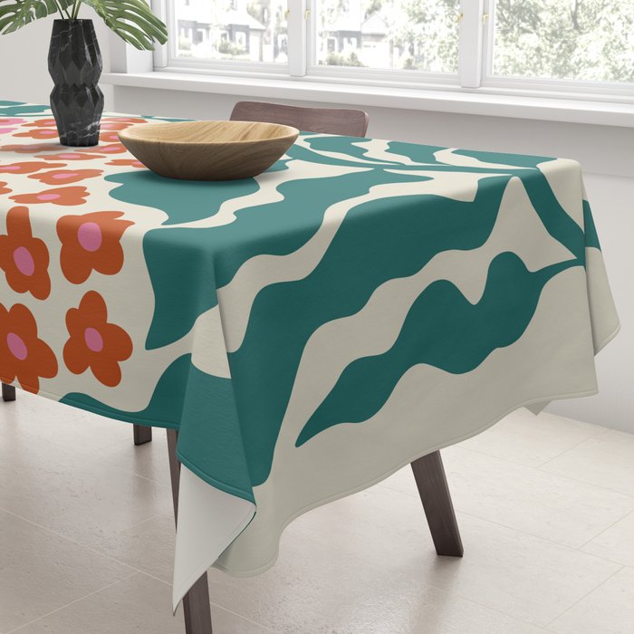 Fern floral farm Tablecloth Gallery Image 3