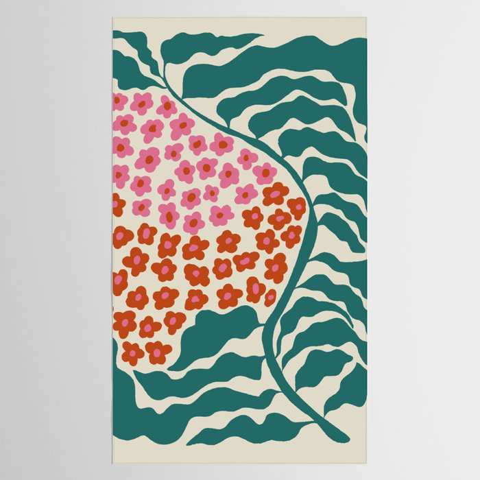 Fern floral farm Tablecloth Gallery Image 2