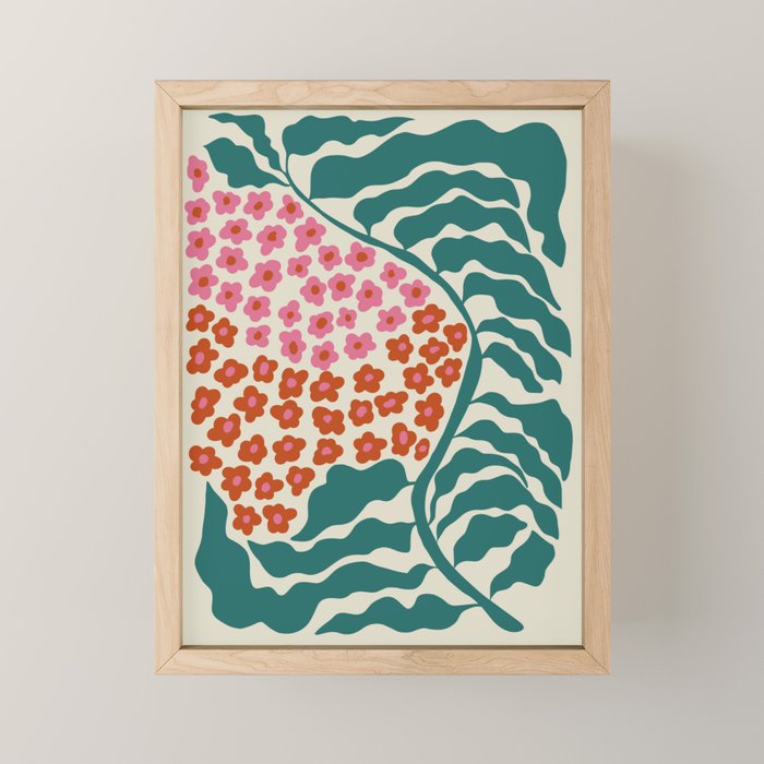 Fern floral farm Mini Art Print Gallery Image 1