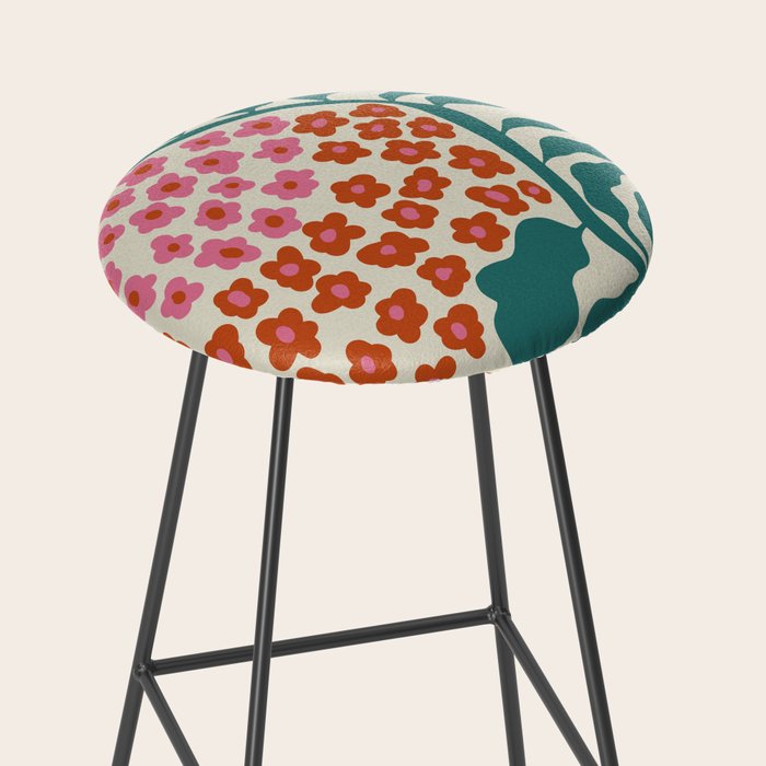 Fern floral farm Stool Gallery Image 2
