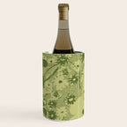 Grandma's Garden (monochromatic green) Wine Chiller Gallery Image 1