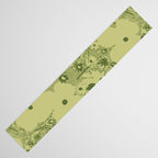 Grandma's Garden (monochromatic green) Table Runner Gallery Image 3