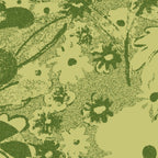 Grandma's Garden (monochromatic green) Coffee Mug Gallery Image 2