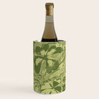Grandma's Garden (monochromatic green) Wine Chiller Gallery Image 2