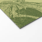 Grandma's Garden (monochromatic green) Welcome Mat Gallery Image 2