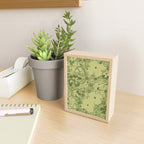 Grandma's Garden (monochromatic green) Mini Art Print Gallery Image 2