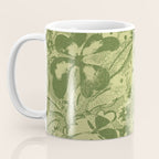 Grandma's Garden (monochromatic green) Coffee Mug Gallery Image 3