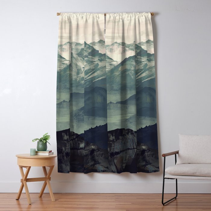 Mountain Fog Window Curtain Gallery Image 5