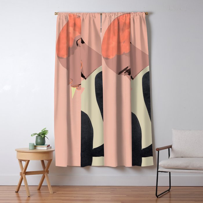 Girl Portrait 29 Window Curtain Gallery Image 5