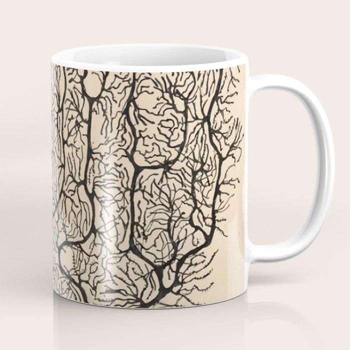 Neuron Drawing By Santiago Ramón Y Cajal Coffee Mug Gallery Image 1