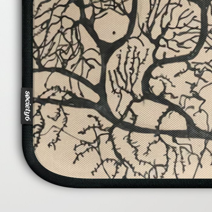 Neuron Drawing By Santiago Ramón Y Cajal Laptop Sleeve Gallery Image 3