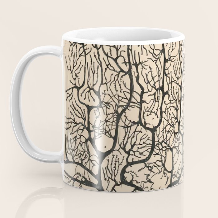 Neuron Drawing By Santiago Ramón Y Cajal Coffee Mug Gallery Image 3