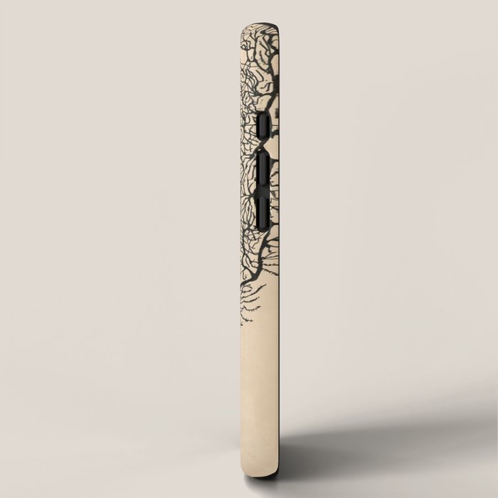 Neuron Drawing By Santiago Ramón Y Cajal iPhone Case Gallery Image 2