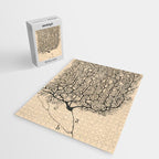 Neuron Drawing By Santiago Ramón Y Cajal Jigsaw Puzzle Gallery Image 2