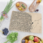Neuron Drawing By Santiago Ramón Y Cajal Cutting Board Gallery Image 2