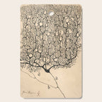 Neuron Drawing By Santiago Ramón Y Cajal Cutting Board Gallery Image 1