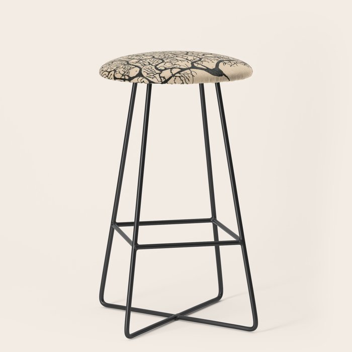 Neuron Drawing By Santiago Ramón Y Cajal Stool Gallery Image 1