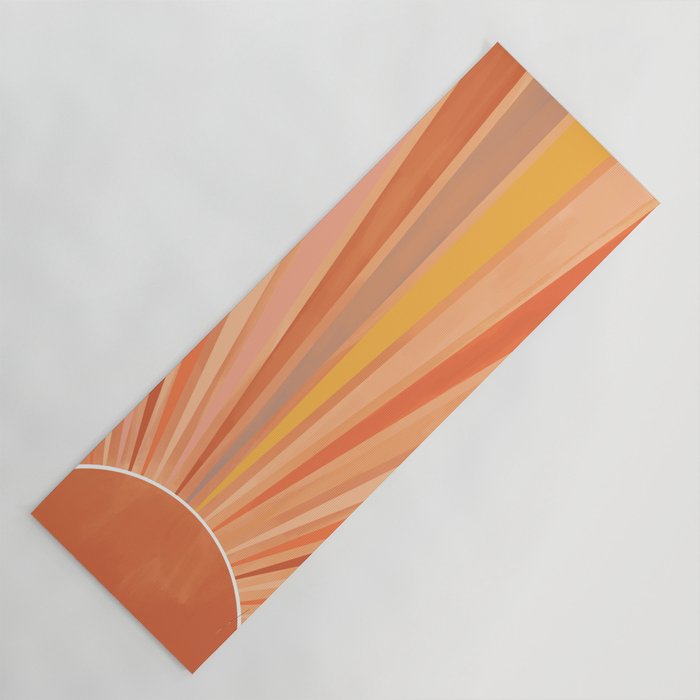 Dessert Sunset Yoga Mat Gallery Image 1