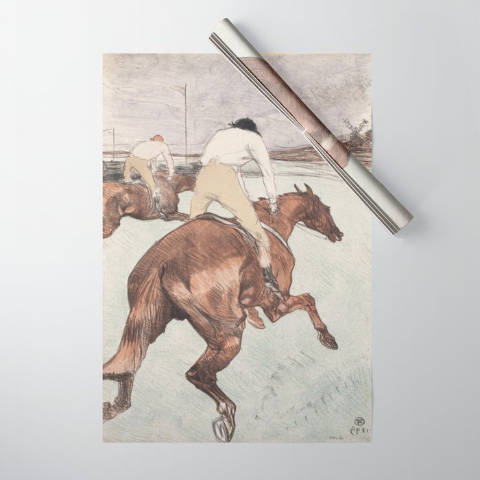 Henri de Toulouse-Lautrec "Le Jockey" Wrapping Paper Gallery Image 1