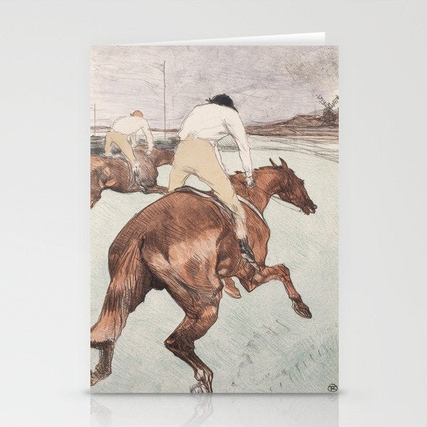 Henri de Toulouse-Lautrec "Le Jockey" Stationery Card Gallery Image 1