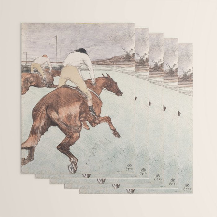 Henri de Toulouse-Lautrec "Le Jockey" Wrapping Paper Gallery Image 3