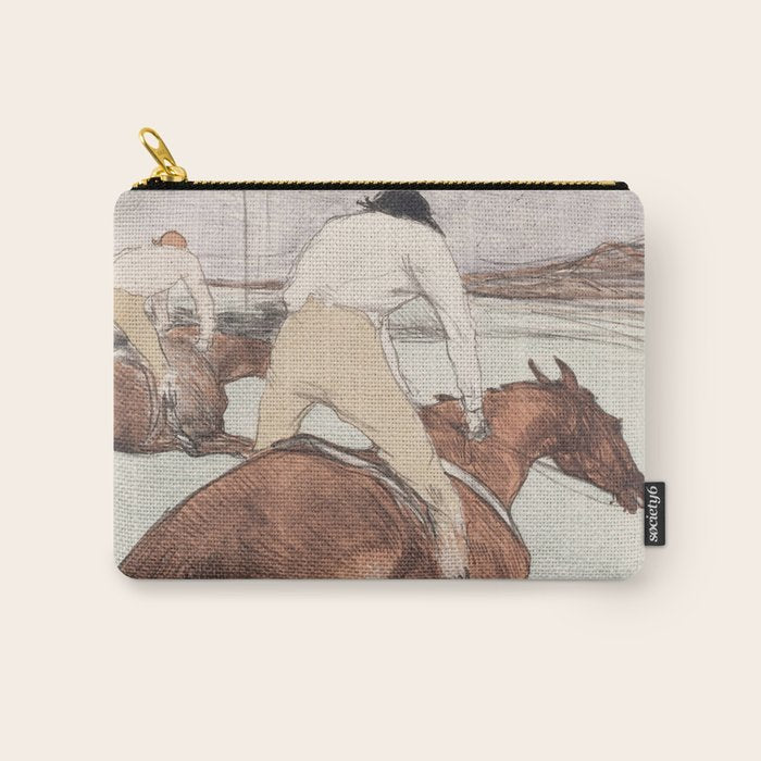 Henri de Toulouse-Lautrec "Le Jockey" Carry All Pouch Gallery Image 1