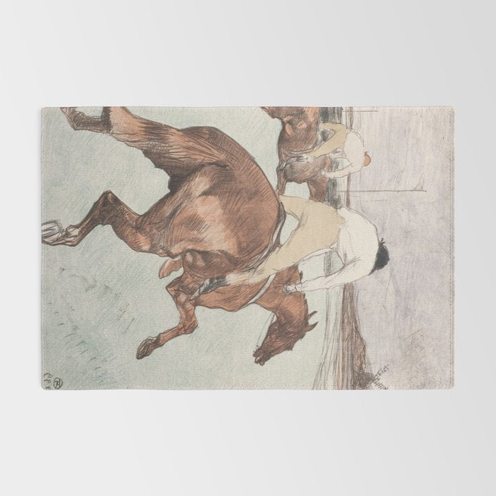 Henri de Toulouse-Lautrec "Le Jockey" Rug Gallery Image 2