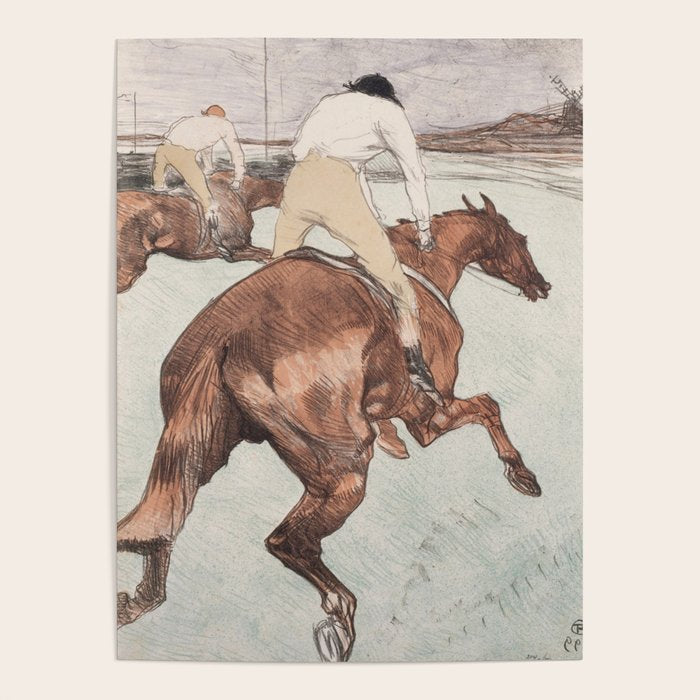 Henri de Toulouse-Lautrec "Le Jockey" Poster Gallery Image 4