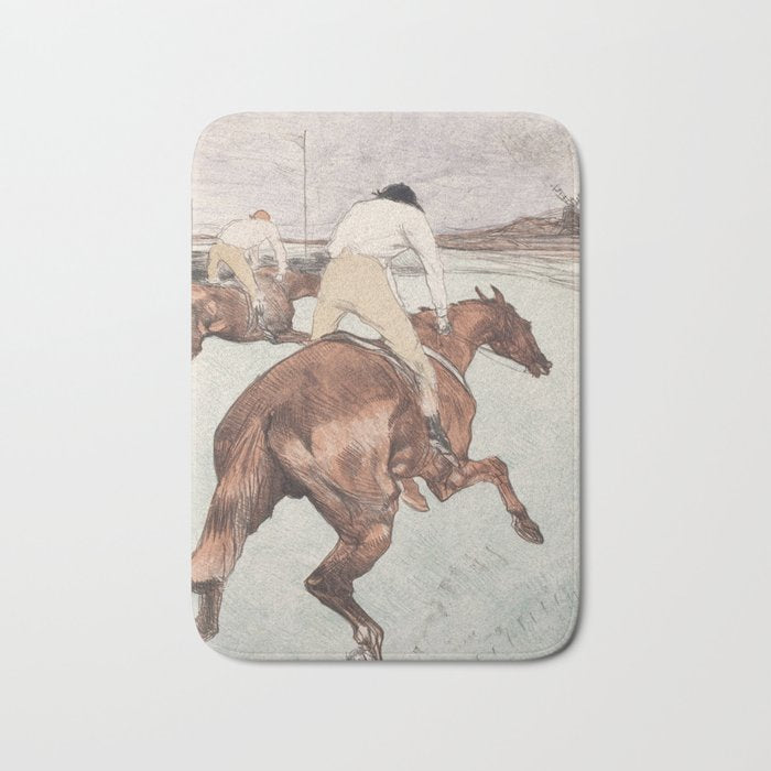 Henri de Toulouse-Lautrec "Le Jockey" Bath Mat Gallery Image 1