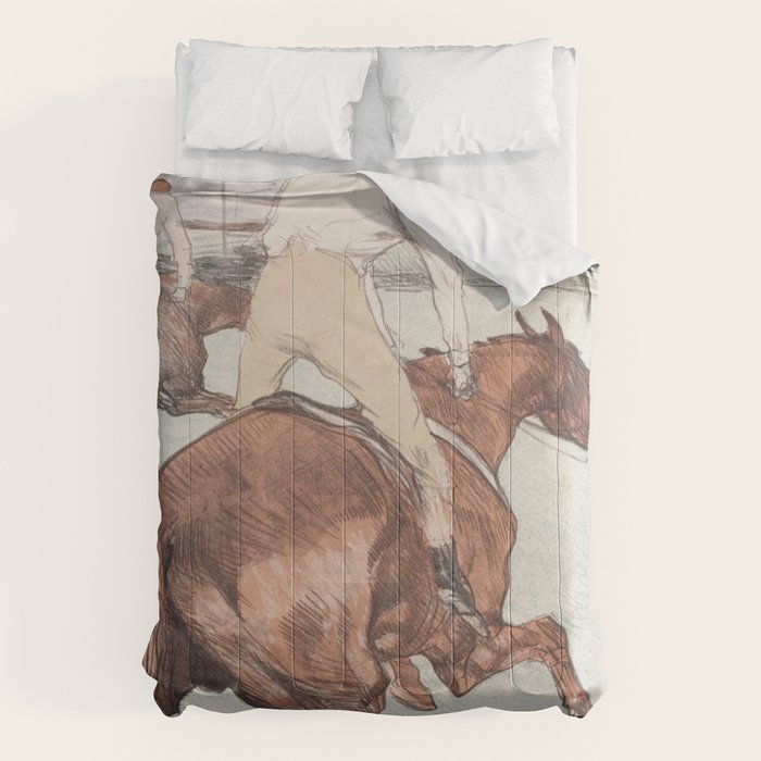 Henri de Toulouse-Lautrec "Le Jockey" Comforter Gallery Image 1