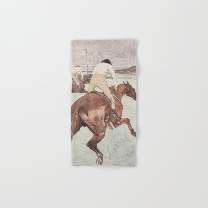 Henri de Toulouse-Lautrec "Le Jockey" Bath Towel Gallery Image 1