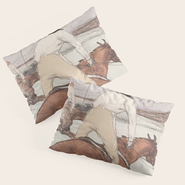 Henri de Toulouse-Lautrec "Le Jockey" Pillow Sham Gallery Image 3
